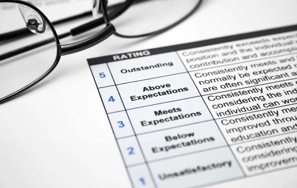Performance review. Evaluating your employees