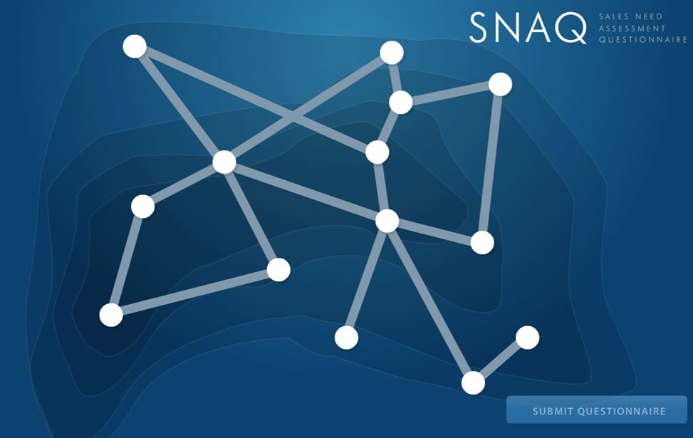 Complete the Sales Needs Assessment Questionairre (SNAQ)